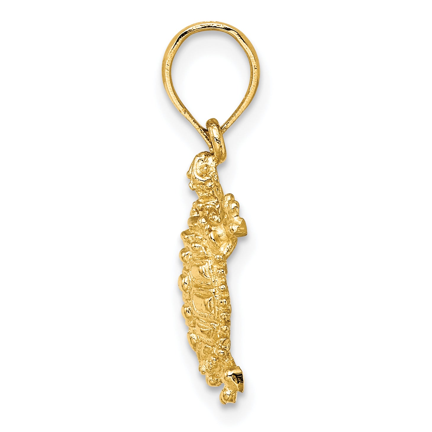10K Yellow Gold 10K 2-D Land Turtle Charm