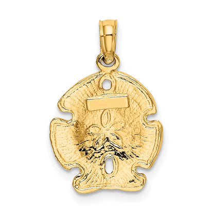 10K Yellow Gold 10K Polished Sand Dollar Charm