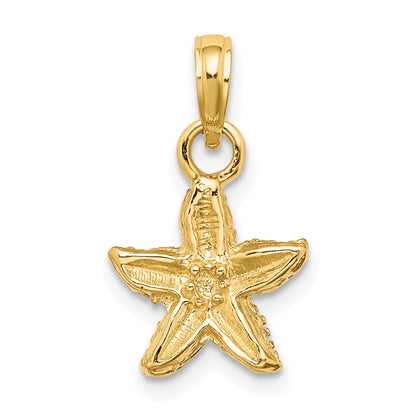 10K Yellow Gold Starfish Charm