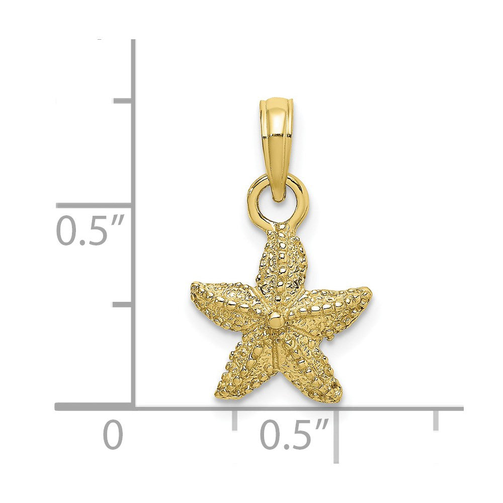 10K Yellow Gold Starfish Charm