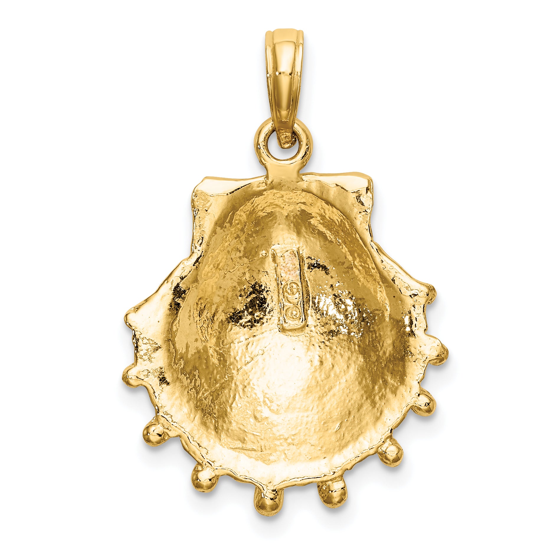 10K Yellow Gold 10K Lions Paw Shell Charm