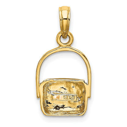 10K Yellow Gold 10K 2-D Nantucket Basket Charm