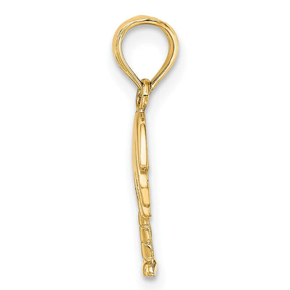 10K Yellow Gold 10K Charleston Palm Tree Charm