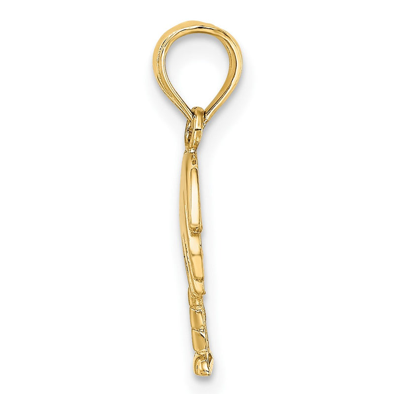10K Yellow Gold 10K Charleston Palm Tree Charm