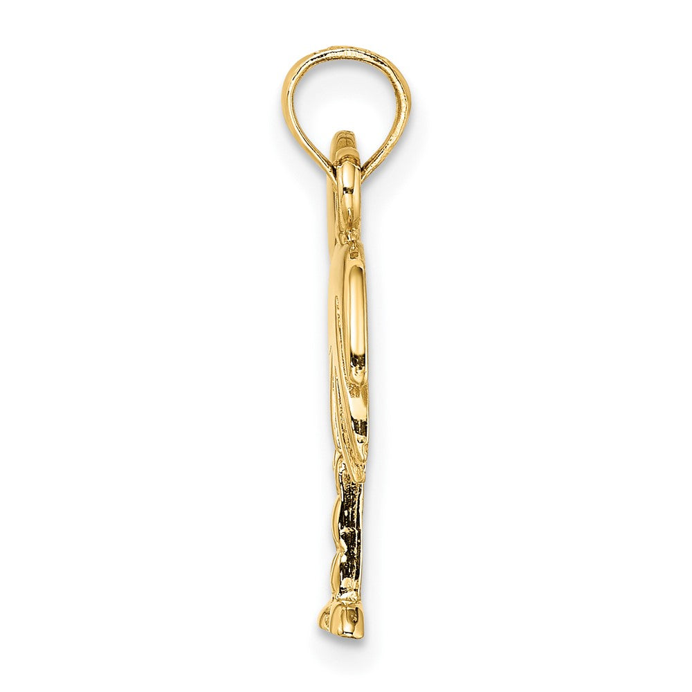 10K Yellow Gold 10K Polished Charleston Palm Tree Charm