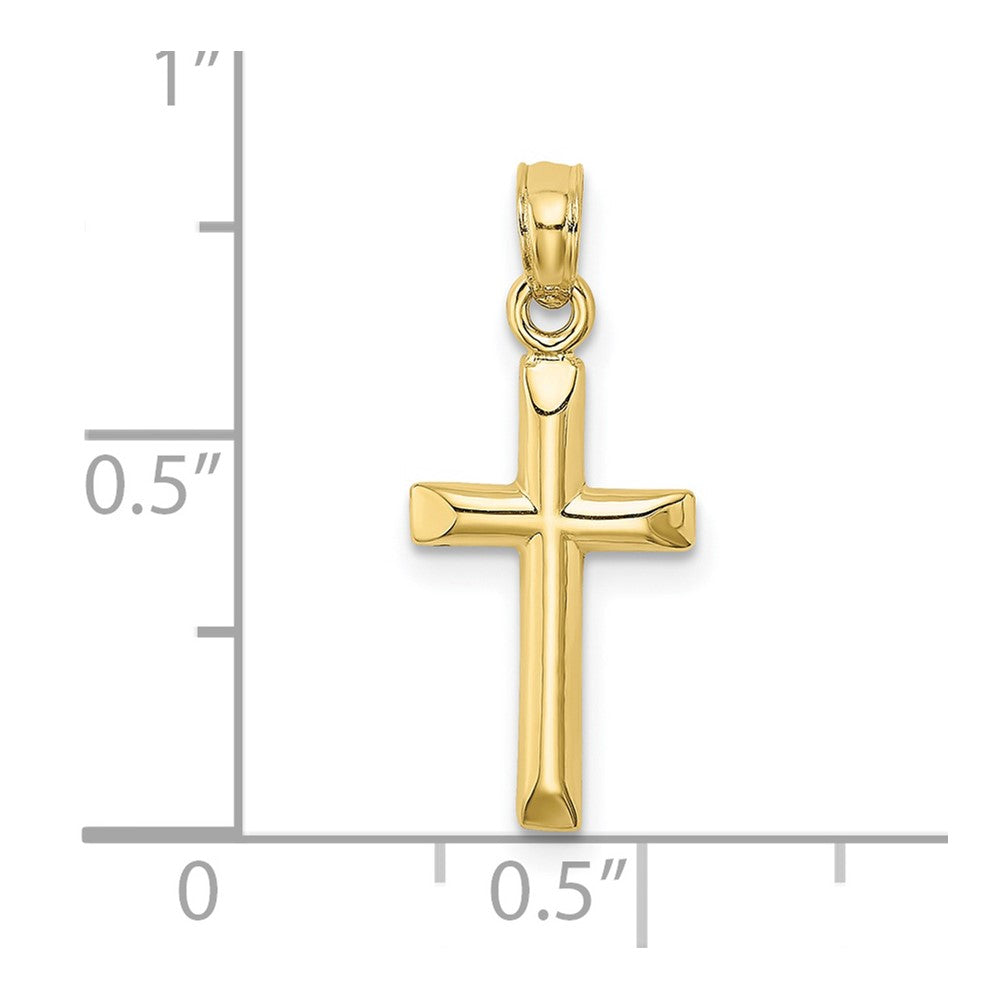 10K Yellow Gold 10K Polished Cross Charm