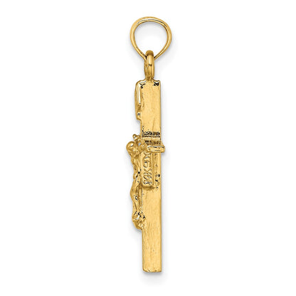 10K Yellow Gold 10K Inri Crucifix Charm