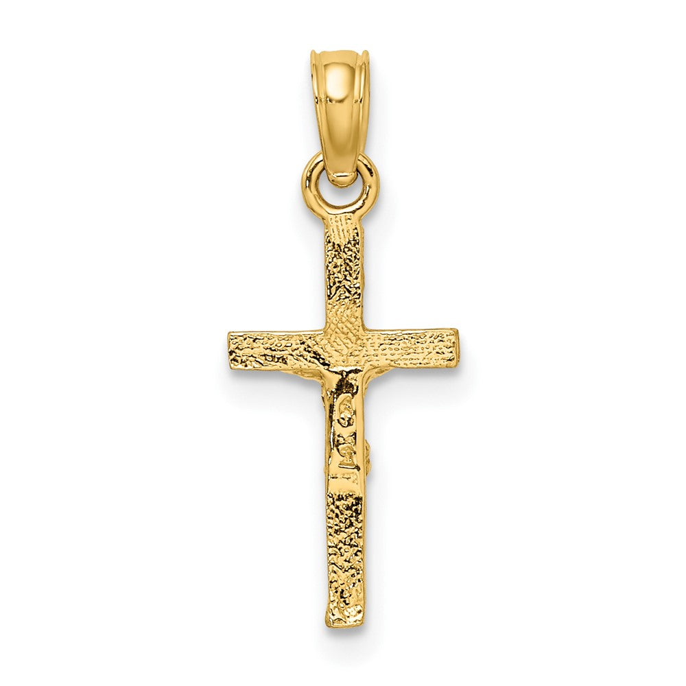 10K Yellow Gold 10K Mini Crucifix Charm