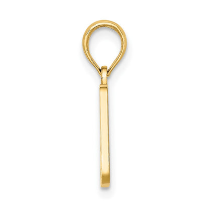10K Yellow Gold 10K Obx North Carolina License Plate Charm