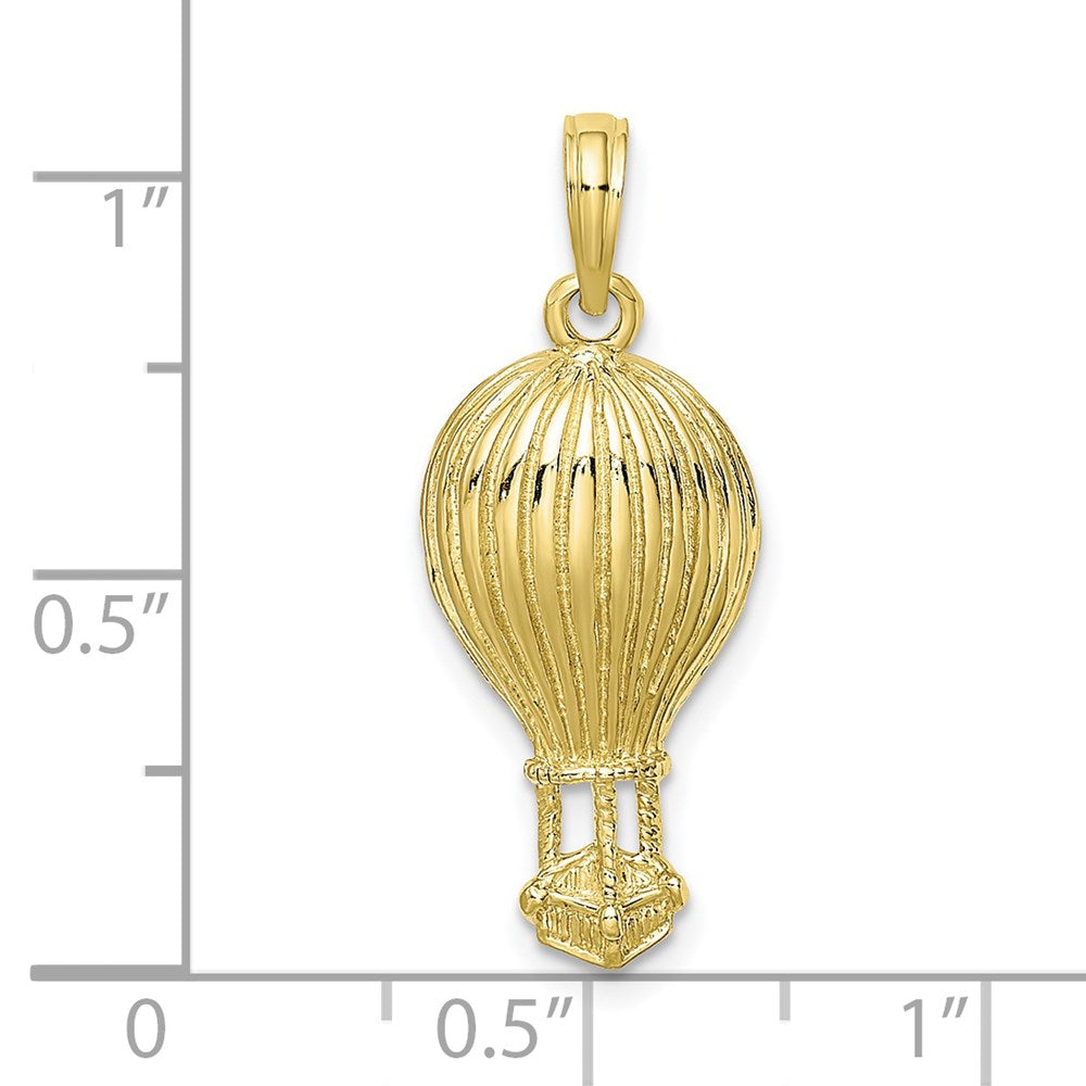 10K Yellow Gold 10K Polished Hot Air Ballon Charm