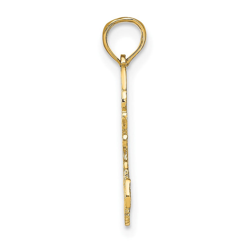 10K Yellow Gold 10K Scorpio Zodiac Charm