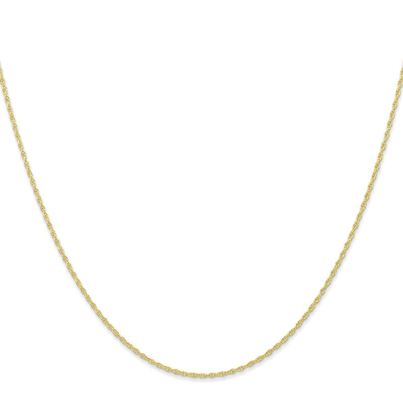 10K Yellow Gold .95mm Carded Cable Rope Chain Necklace