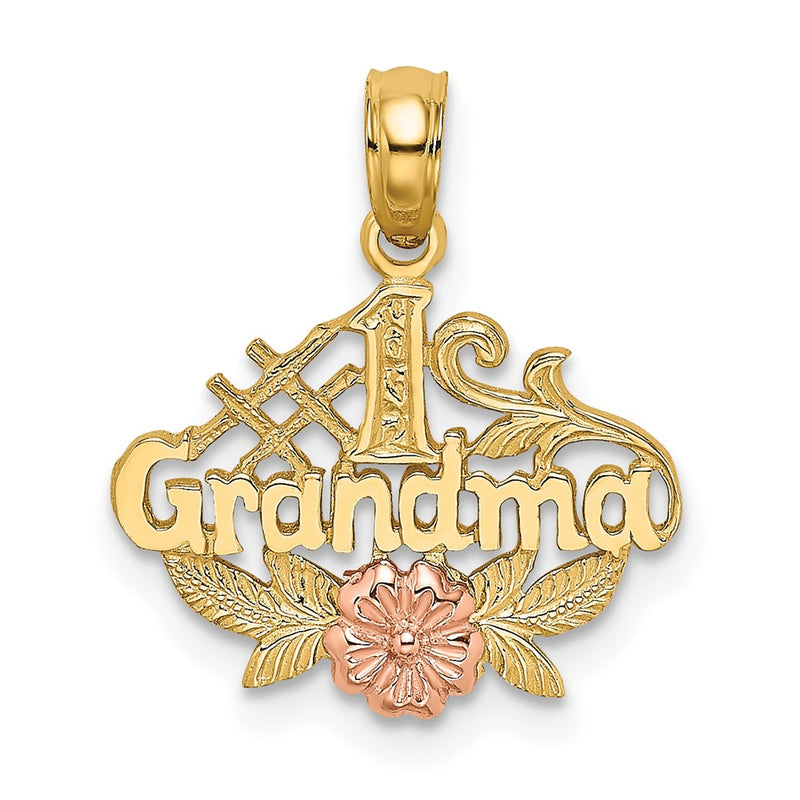 10K Two-Tone 10K Two-Tone #1 Grandma W/ Flower Charm