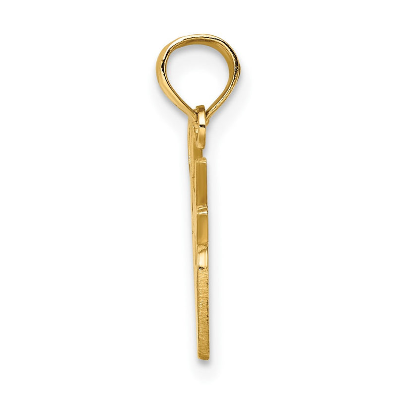 10K Yellow Gold Lady Officer Charm