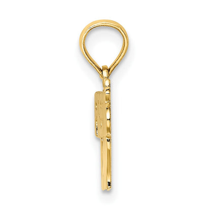 10K Yellow Gold Firefighter'S Lady Charm