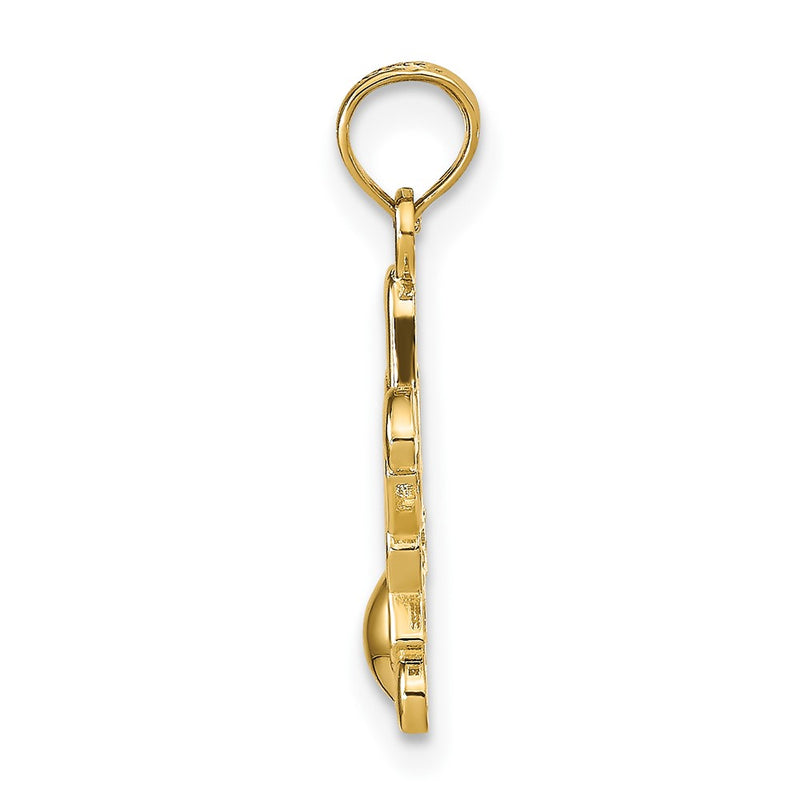 10K Yellow Gold 10K Little Boy Pendant