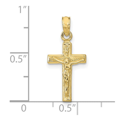 10K Yellow Gold Crucifix Pendant