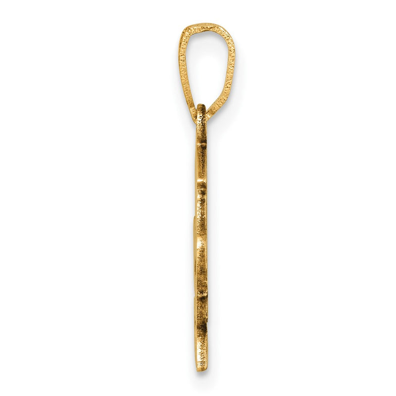 10K Yellow Gold 10K Graduation Cap And Diploma - 2025 Charm