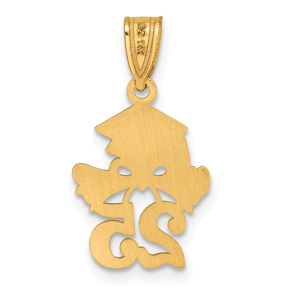 10K Yellow Gold 10K Graduation Cap And Diploma - 2025 Charm