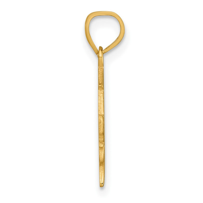 10K Yellow Gold 10K Graduation Cap And Diploma - 2026 Charm