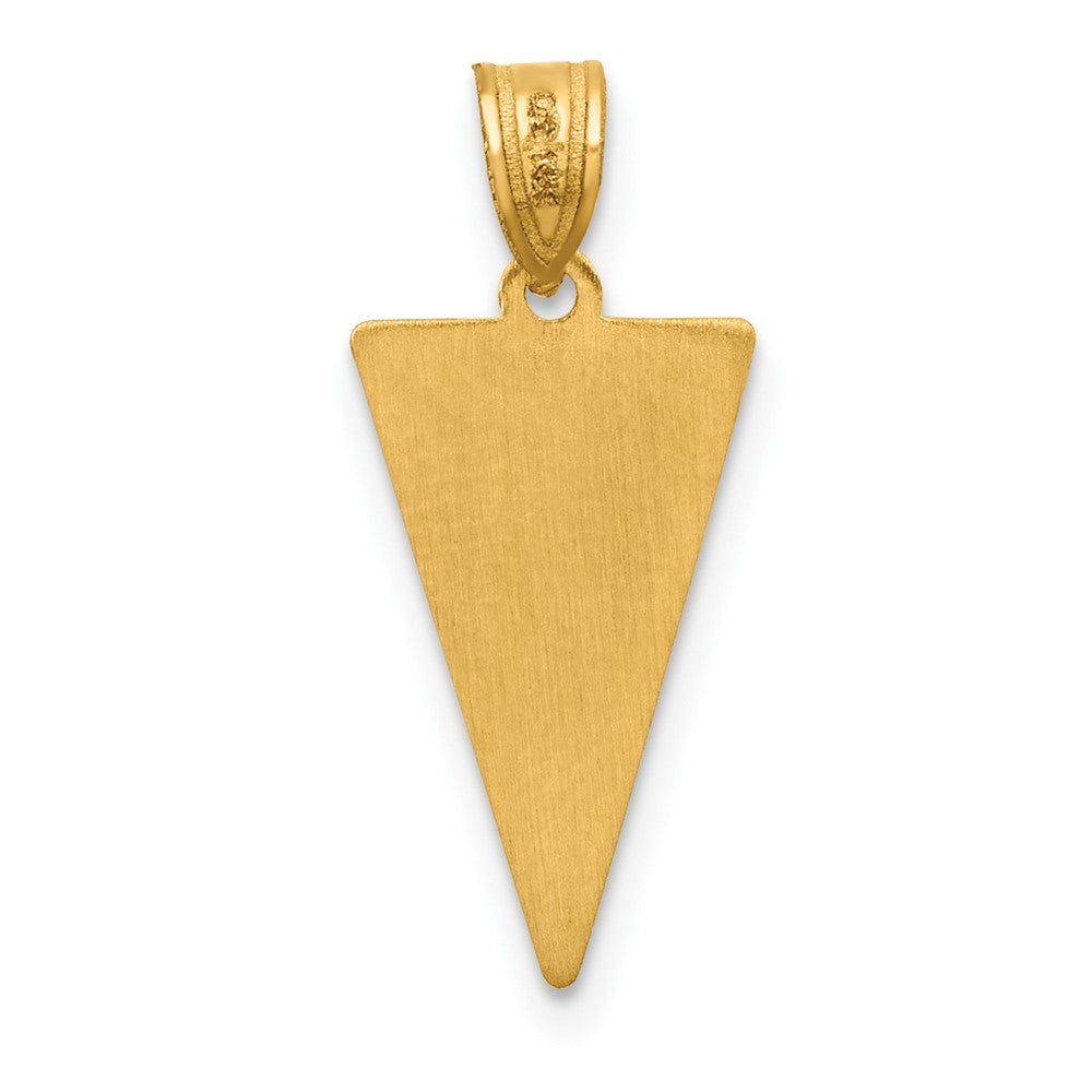 10K Yellow Gold 10K Class Of 2025 Rally Flag / Graduation Charm