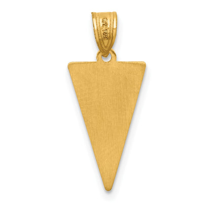 10K Yellow Gold 10K Class Of 2025 Rally Flag / Graduation Charm