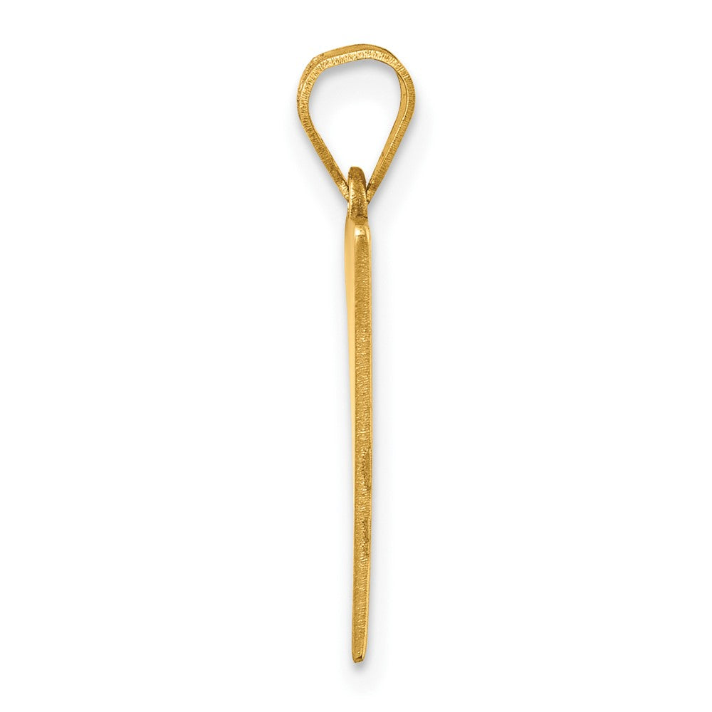 10K Yellow Gold 10K Class Of 2026 Rally Flag / Graduation Charm