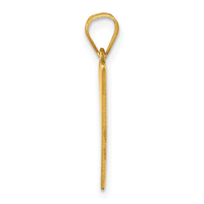 10K Yellow Gold 10K Class Of 2026 Rally Flag / Graduation Charm