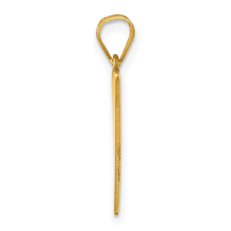 10K Yellow Gold 10K Class Of 2026 Rally Flag / Graduation Charm