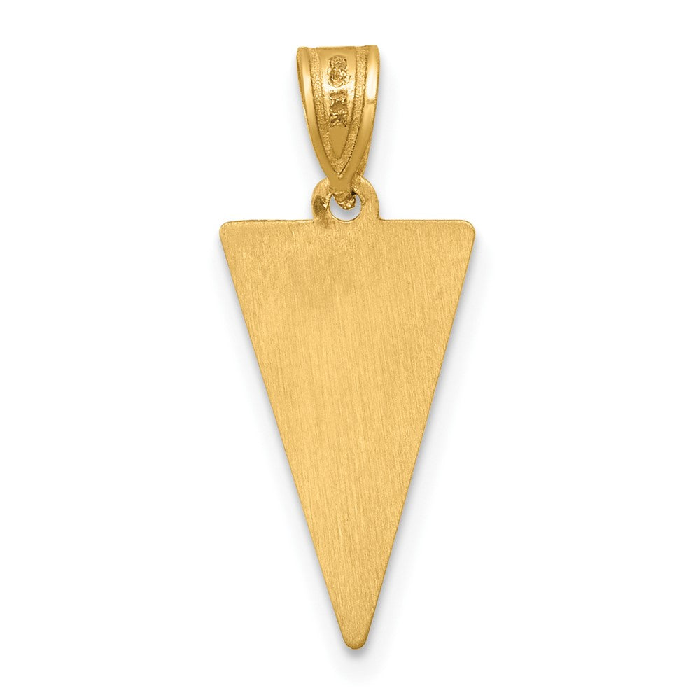 10K Yellow Gold 10K Class Of 2026 Rally Flag / Graduation Charm