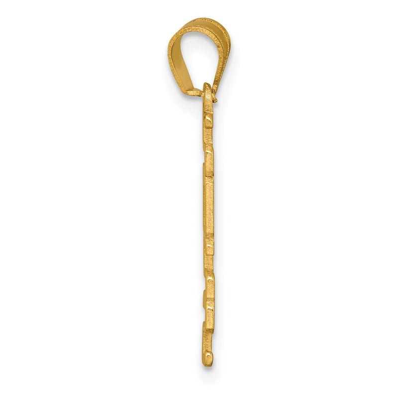10K Yellow Gold Polished 2025 Graduation Charm