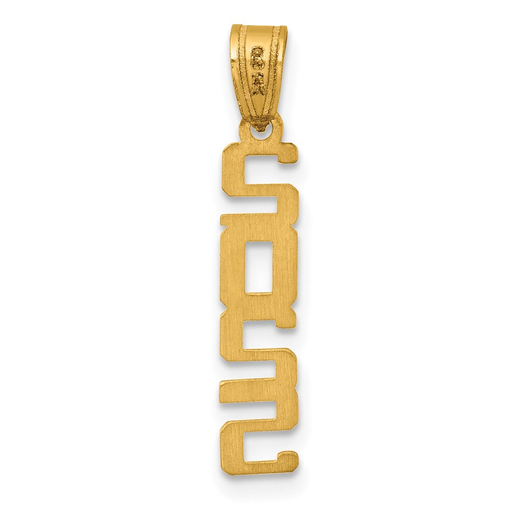 10K Yellow Gold Polished 2025 Graduation Charm