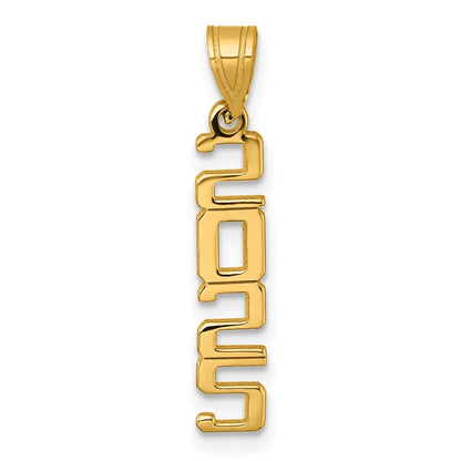 10K Yellow Gold Polished 2025 Graduation Charm