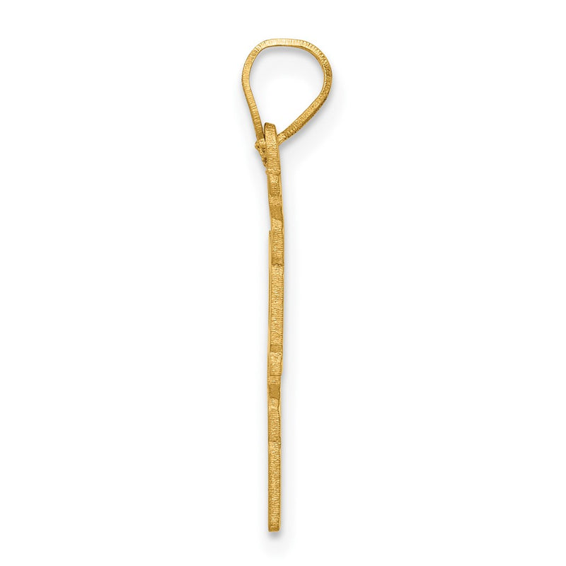 10K Yellow Gold Polished 2026 Graduation Charm