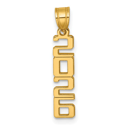 10K Yellow Gold Polished 2026 Graduation Charm