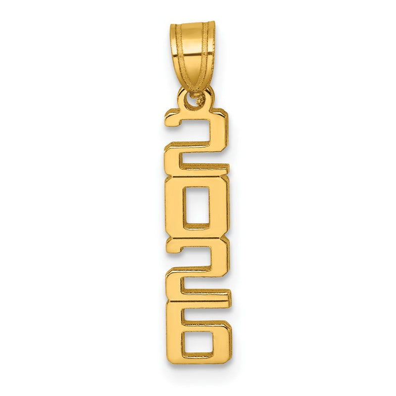 10K Yellow Gold Polished 2026 Graduation Charm