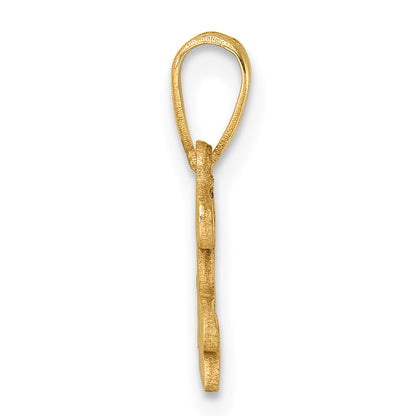10K Yellow Gold Block Class Of 2026 Charm