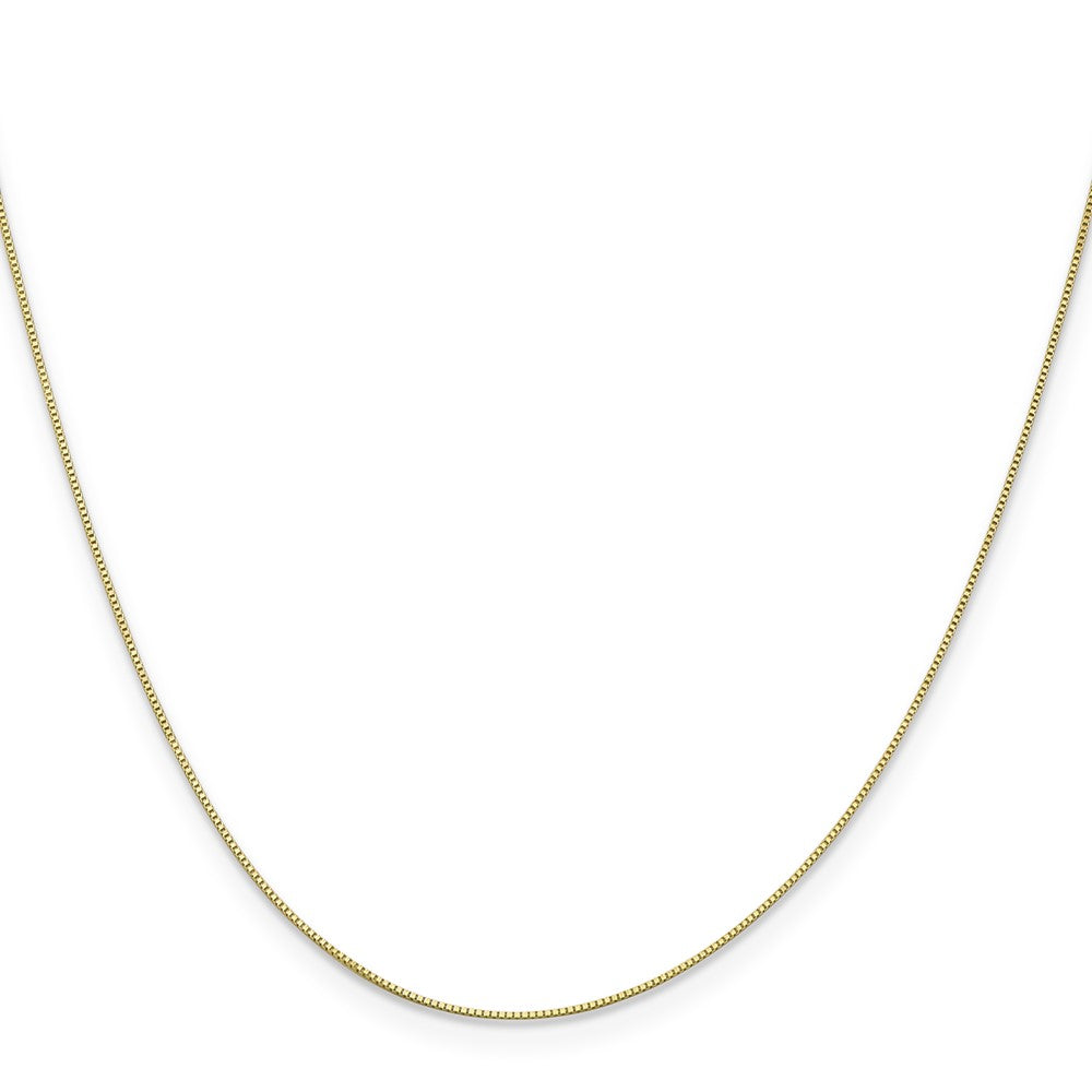 16 Inch 10K .5mm Box Chain Necklace