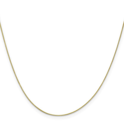 16 Inch 10K .5mm Box Chain Necklace