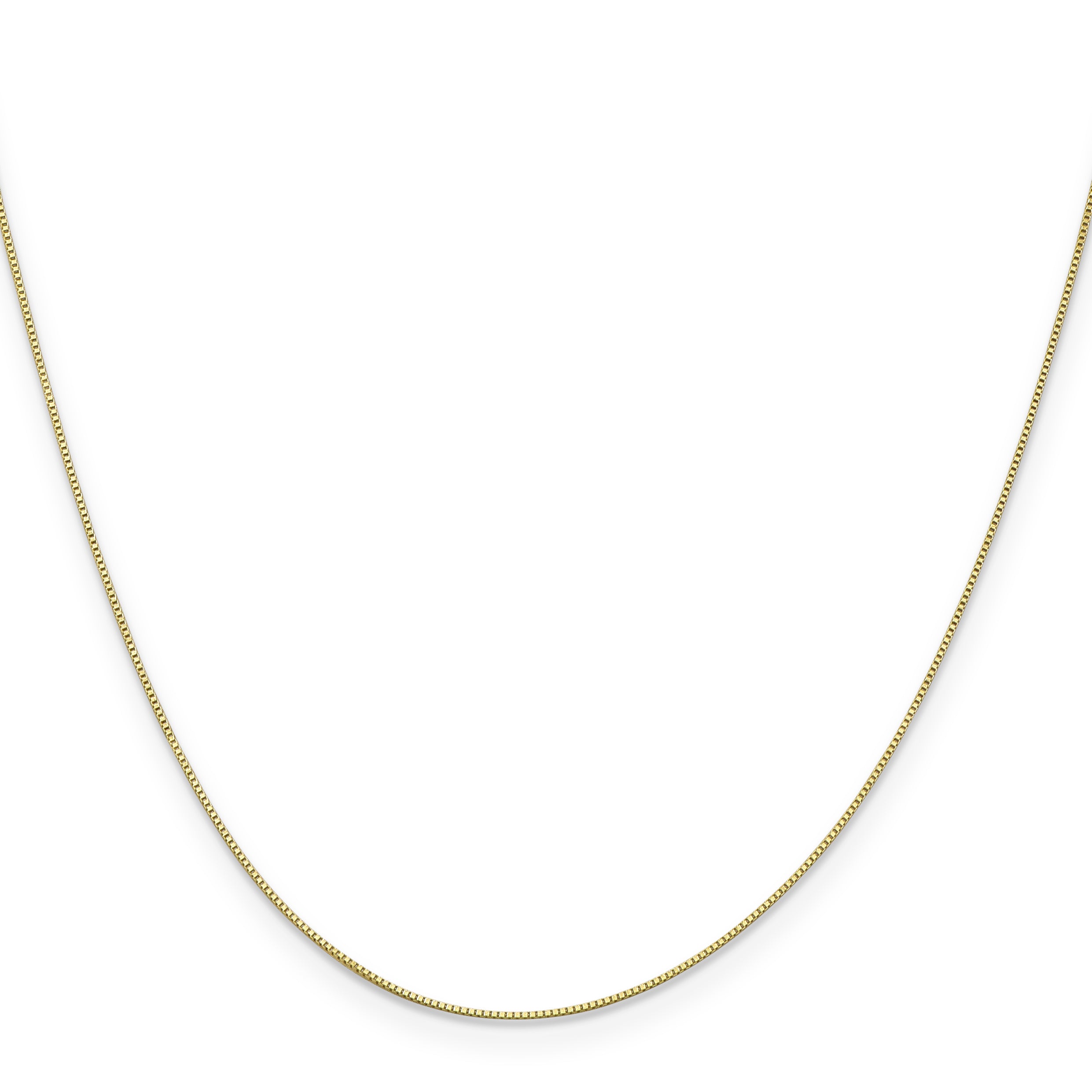 24 Inch 10K .5mm Box Chain