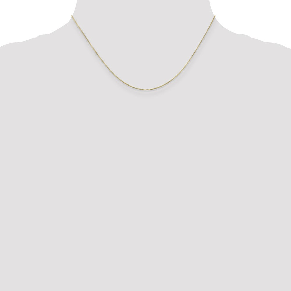16 Inch 10K .5mm Box Chain Necklace