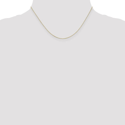 16 Inch 10K .5mm Box Chain Necklace