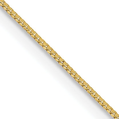 24 Inch 10K .5mm Box Chain
