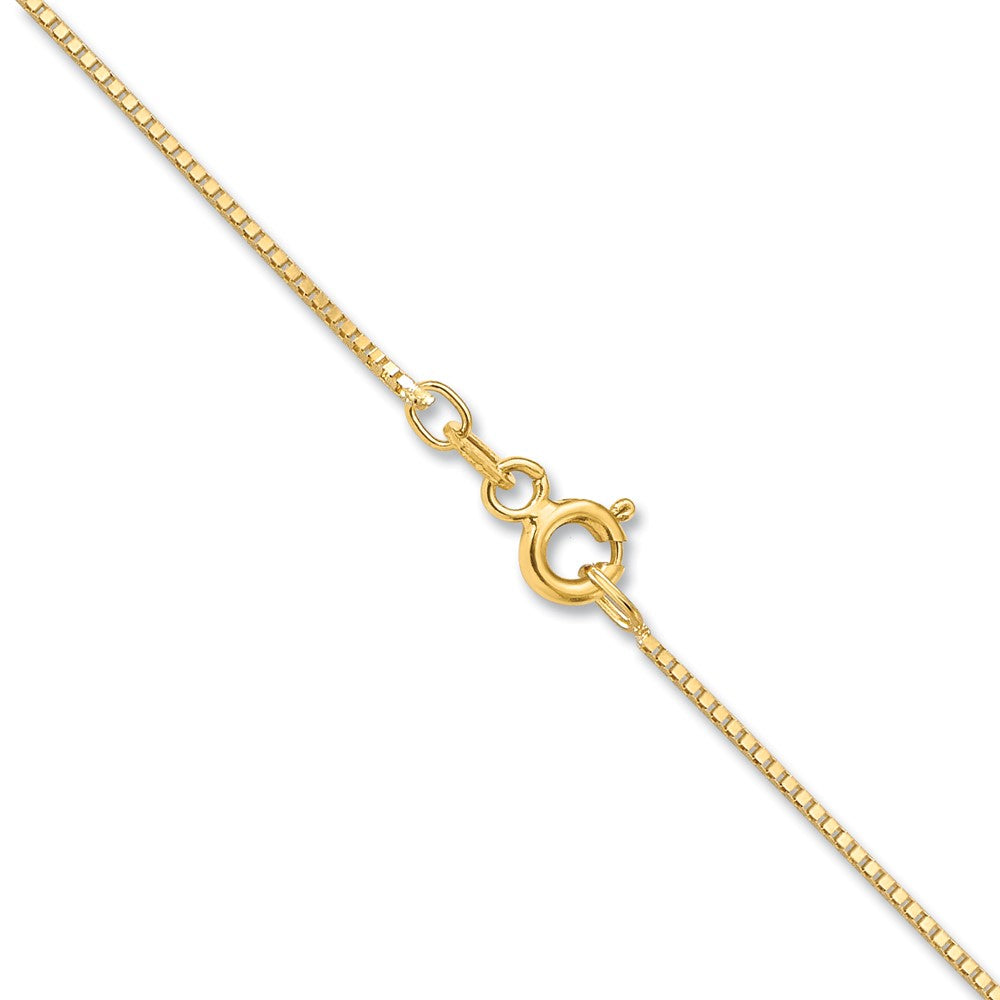 20 Inch 10K .7mm Box Chain Necklace