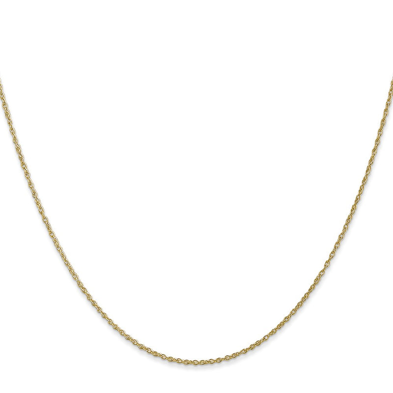 10K Yellow Gold .8mm Lite-Baby Rope Chain Children's Necklace