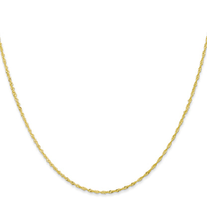 14 Inch 10K 1.1mm Singapore Chain