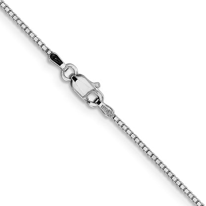 10K White Gold Wg 1.05mm Box Chain