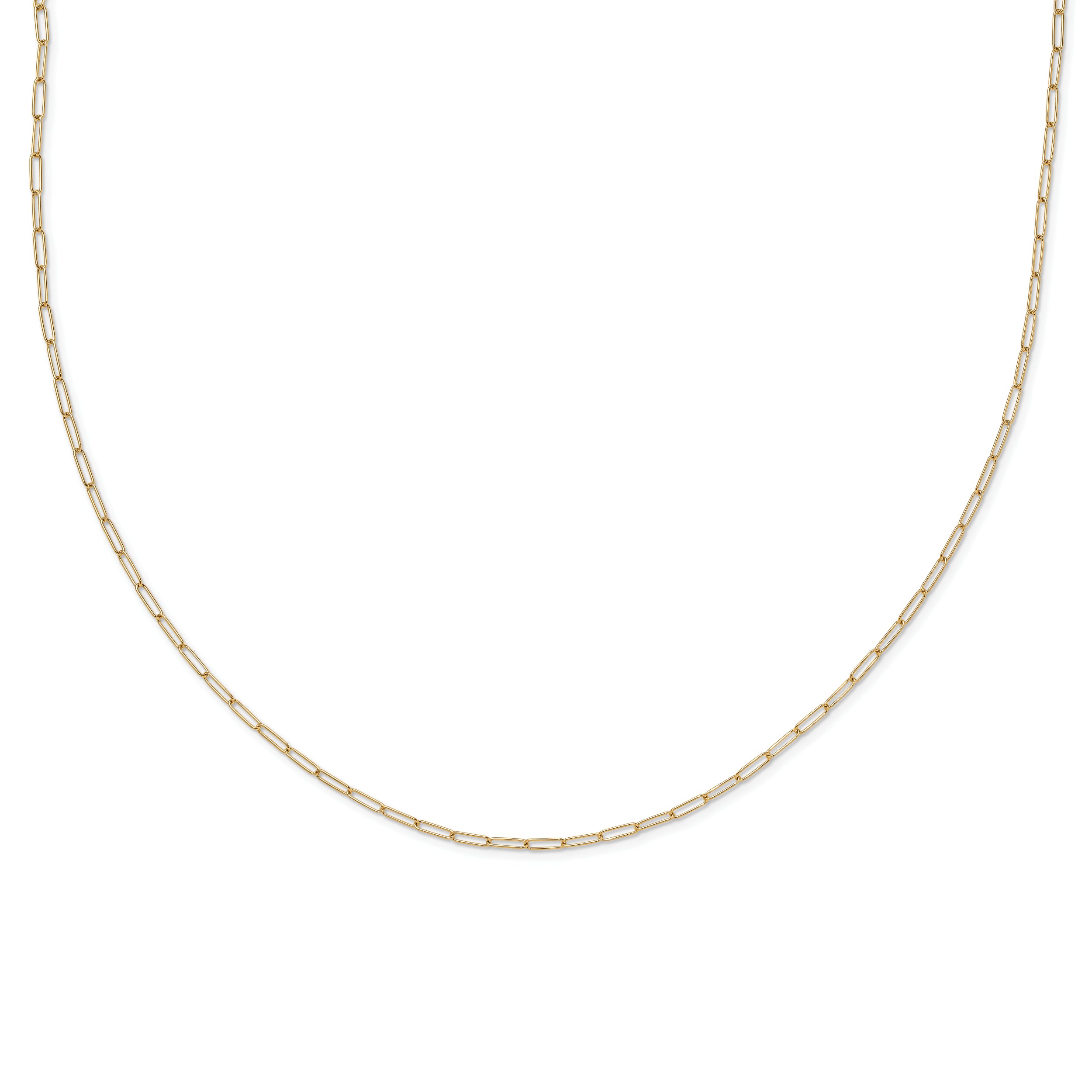10K Yellow Gold Polished Fancy Link Necklace