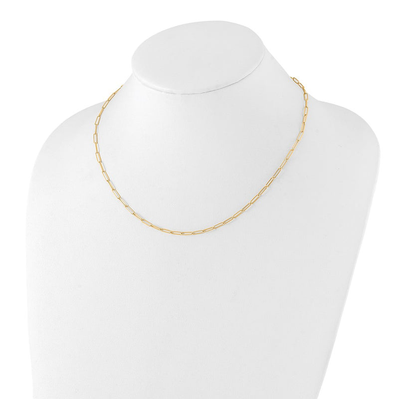Leslie's 10K Yellow Gold Polished Fancy Link Chain Necklace