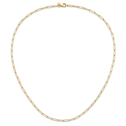 10K Yellow Gold Polished Fancy Link Necklace